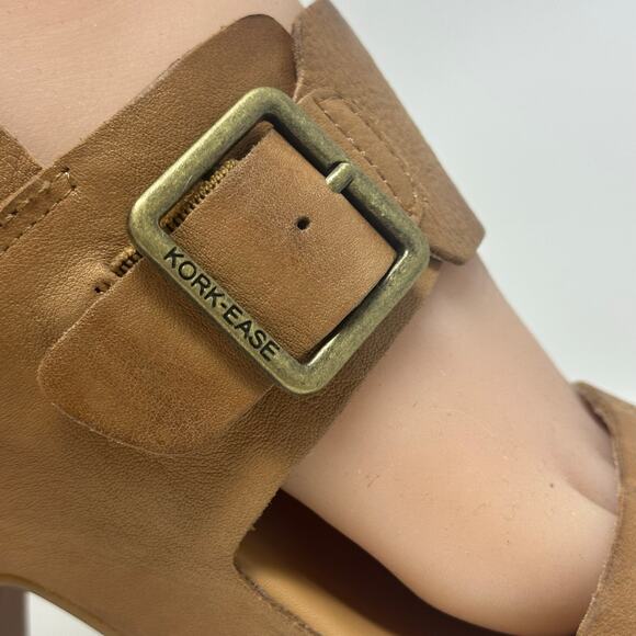 EUC/Like New KORK-EASE Carmel Leather Platform Sandals SZ9 - Picture 13 of 13
